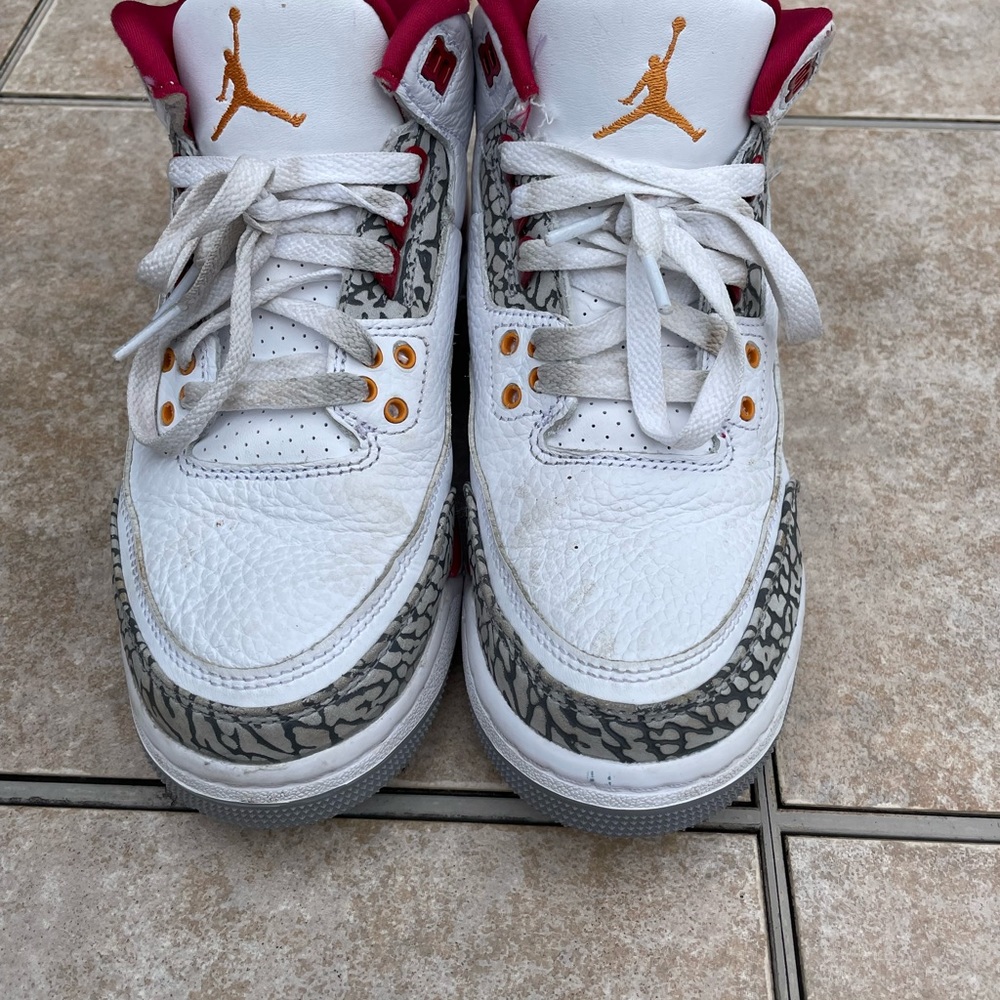 Air Jordan 3 Retro Cardinal Red - Picture 5 of 11